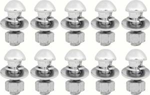 Classic Industries - Chrome Bumper Bolt Set (10 pc), 69-72 Blazer
