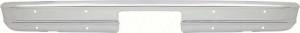 Classic Industries - Rear Bumper w/o Impact Strip Holes, Chrome, 73-80 Blazer Fleetside