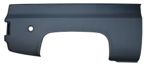 Classic Industries - Rear Quarter Panel Assembly w/Round Fuel Filler Hole, RH, 73-75 Blazer