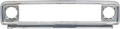 Classic Industries - Outer Grill Shell w/Headlight Bezel Kit, Chrome Plated Steel, 71-72 Blazer