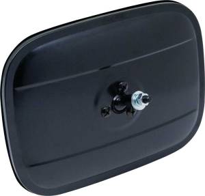 Rectangular Mirror Head, Black, 69-72 Blazer