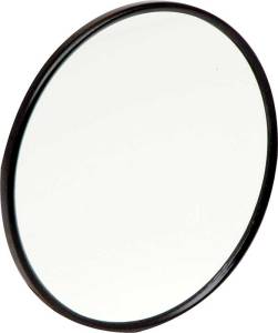 Classic Industries - Round Mirror Head, Black w/Smooth Back, Chrome Hardware, 69-72 Blazer - Image 2