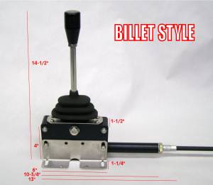 JB Custom Fabrication - NP205 Stainless Twin Stick Billet Cable Shifter - Image 2