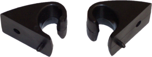 Sunvisor Arm Hook Set, Black, 69-72 Blazer