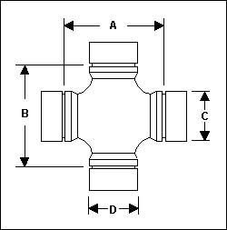 Spicer 5-760X Axle U-Joint, 72-91 Blazer - Image 3