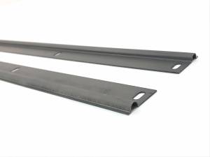 Tailgate Weatherstrip Vertical Side Retainers Stainless w/Screws (Pair), 69-72 Blazer - Image 4