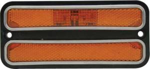 Classic Industries - LED Front Amber Side Marker Assembly w/Chrome Trim (Each), 69-72 Blazer - Image 2
