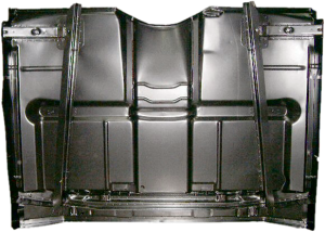 Full Cab Floor Pan w/Under Floor Braces, Low Hump 2wd, 69-72 Blazer