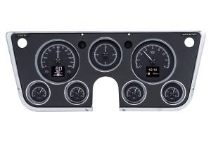 Black Alloy Background shown with optional gauge carrier/ bezel