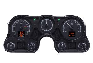 Black Alloy Background shown with optional gauge carrier/ bezel