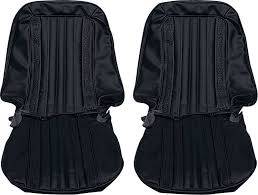 Front Bucket Seat Upholstery, Vinyl w/Scroll Pattern (Pair), 71-72 Blazer