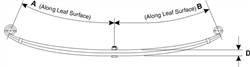 John R Spring - Front Leaf Spring EACH (4wd, 900 Lbs, 2 Leaf), 69-72 Blazer - Image 2