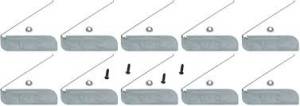 Lower Bed Molding Clip Set, 69-72 Blazer
