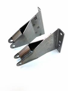 Passenger Seat Front Upper Pivot Brackets (Pair), 69-72 Blazer