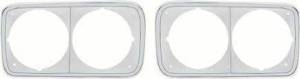 Headlight Bezels (Pair), 69-72 GMC Jimmy