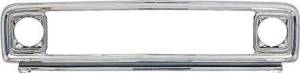 Outer Grill Shell w/Headlight Bezel Kit, Chrome Plated Steel, 71-72 Blazer