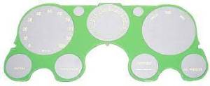 Instrument Cluster Lens w/Gauges, w/o Tach, 69-72 Blazer