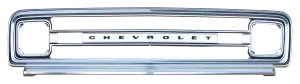 Outer Grill Shell w/Chevrolet Lettering, Original GM, 69-70 Blazer