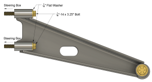 Bolt In Steering Box Brace, 73-91 Blazer - Image 5