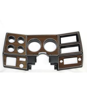 Instrument Cluster Bezel w/A/C, Woodgrain w/Bright Trim, 78-80 Blazer