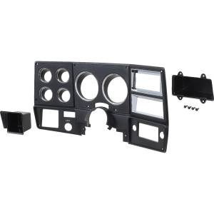 Instrument Cluster Bezel w/A/C, Black w/Recessed Chrome Accents, 78-80 Blazer