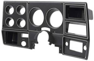 Instrument Cluster Bezel w/o A/C, Black/Silver, 78-80 Blazer