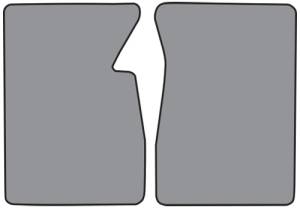 Front Floor Mats (Pair), 71-72 Blazer