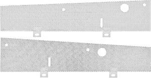 Cowl Vent Trash Guard, Stainless, 69-72 Blazer