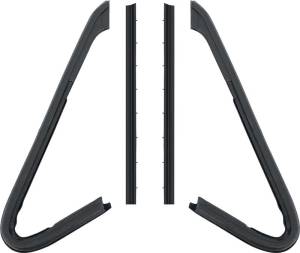 Vent Window Rubbers (Pair), Two-Piece Design, 81-91 Blazer