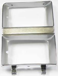 Headlamp Bezel w/Dual Headlamps, Argent, LH, 81-82 Blazer