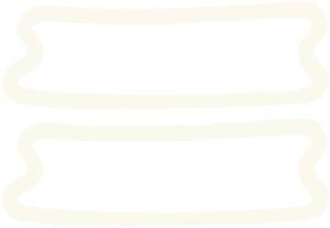 Park Lamp Lens Gaskets (Pair), 73-80 Blazer