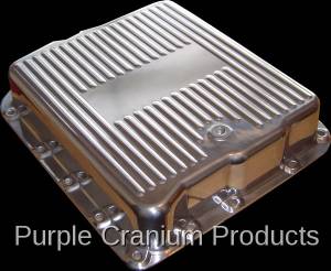 Polished Aluminum Transmission Pan, TH700-R4